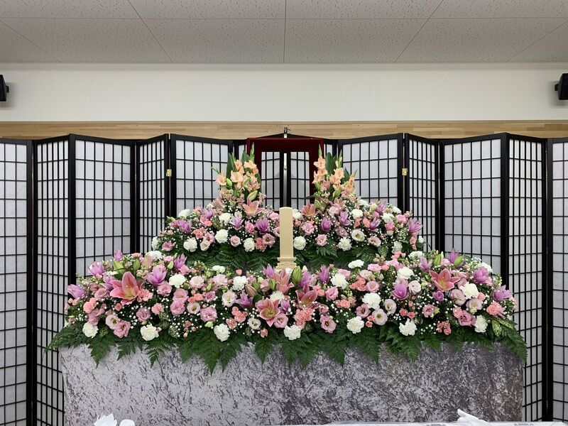 家族葬 生花祭壇③