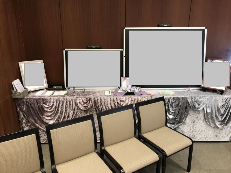 葬儀事例：想い出コーナー（写真）
