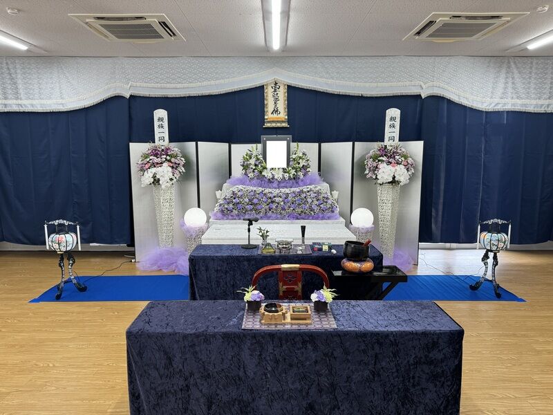 神戸市営会館での葬儀