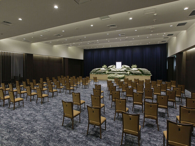 社葬やお別れの会に対応する大ホール