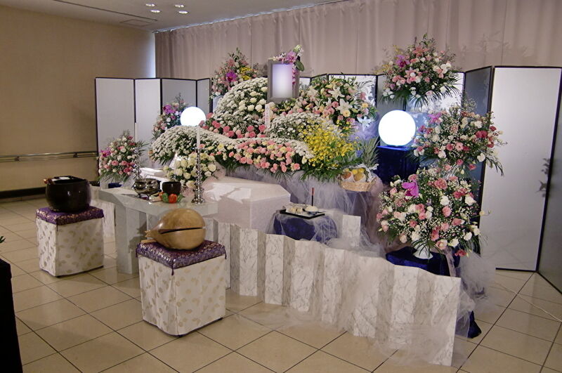 生花祭壇 家族葬