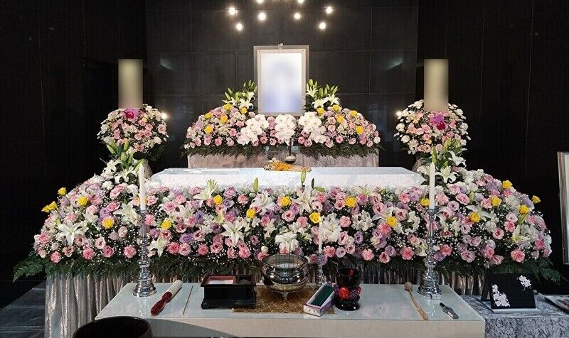 生花祭壇 家族葬　