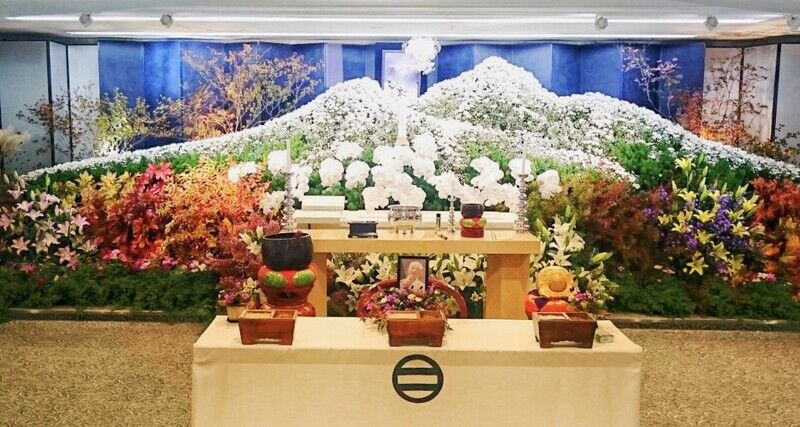 社葬　デザイン花祭壇