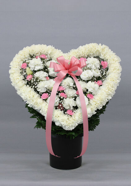 ハート型供花（特許商品）