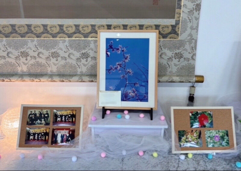 メモリアルコーナーと作品