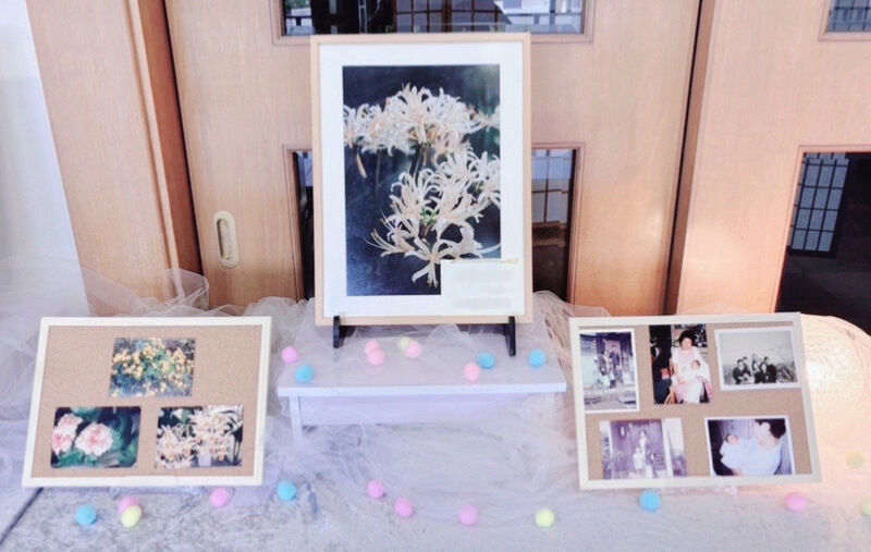 メモリアルコーナーと作品