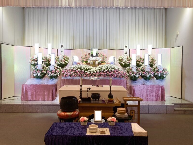 楢原斎場小規模式場にて1日葬