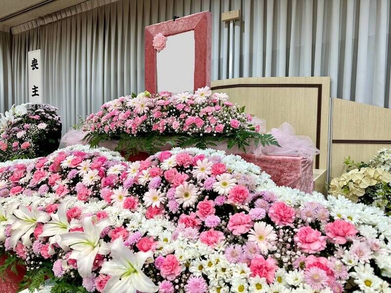 うしくあみ斎場にて
