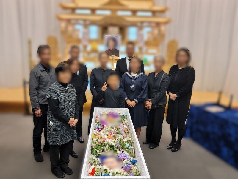 出棺前