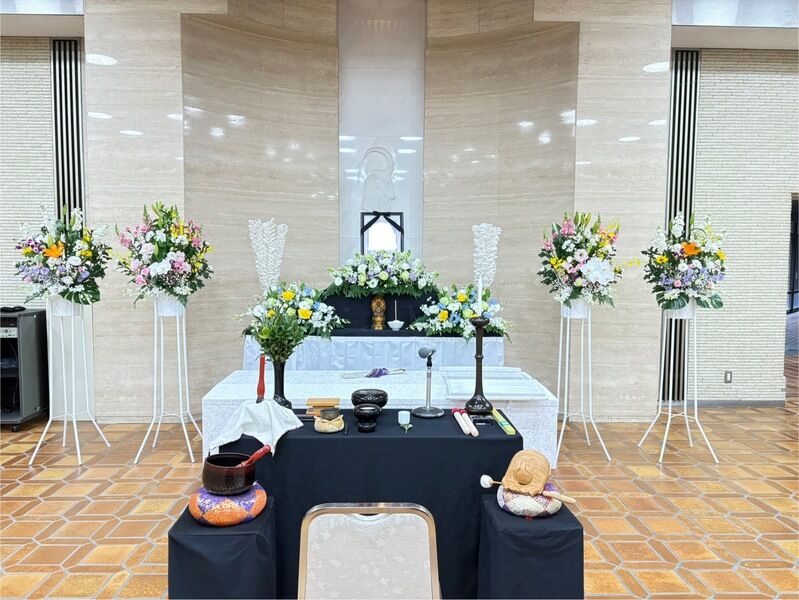 公営式場にて家族葬