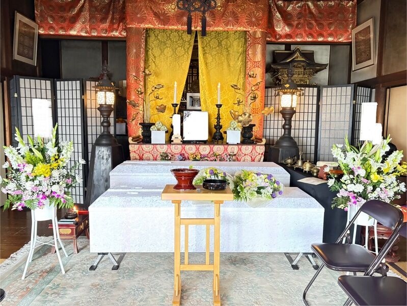歳覚寺　火葬式