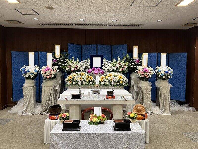所沢市斎場　花祭壇2