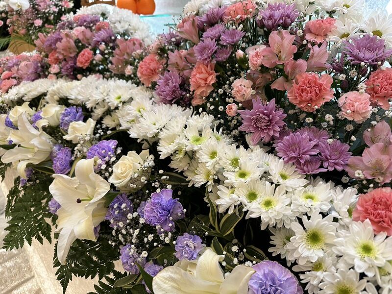 こだわりの生花祭壇