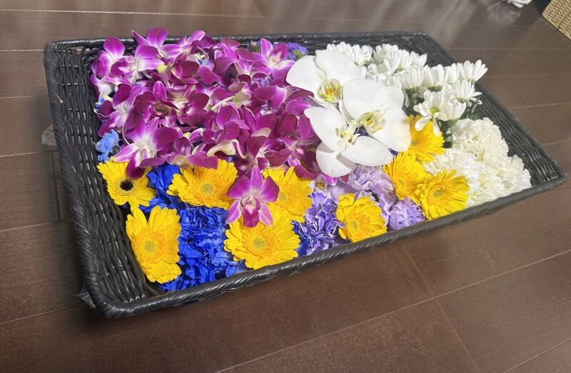 お別れ花