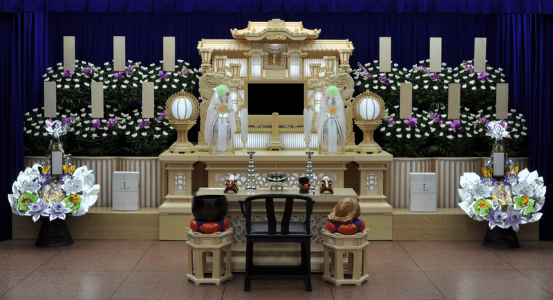 白木祭壇