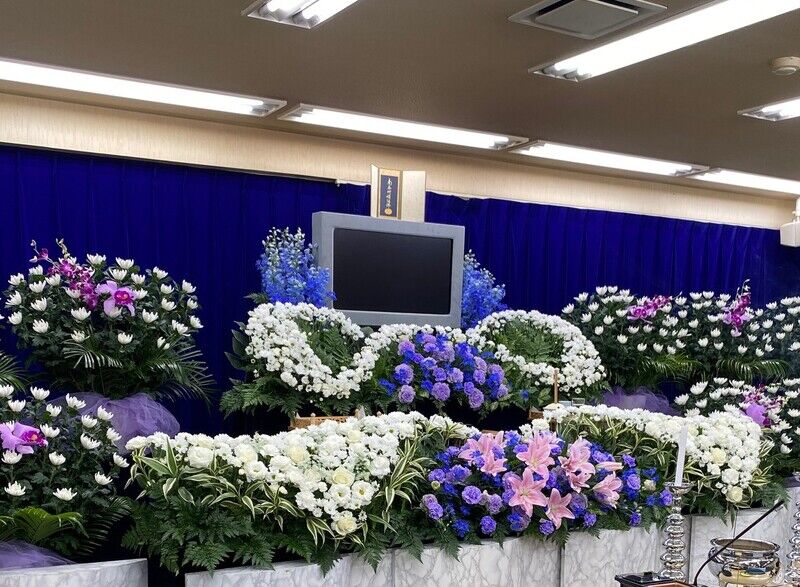 生花祭壇　
