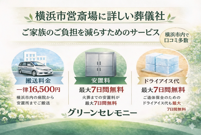 「横浜市営斎場に詳しい葬儀社」