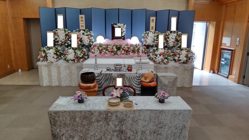 生花祭壇_相模原市営斎場