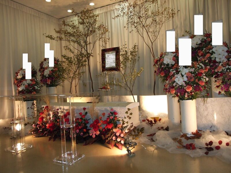 落合斎場の実例【秋の紅葉】