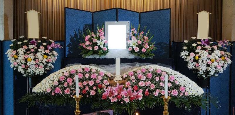 県央みずほ斎場花祭壇