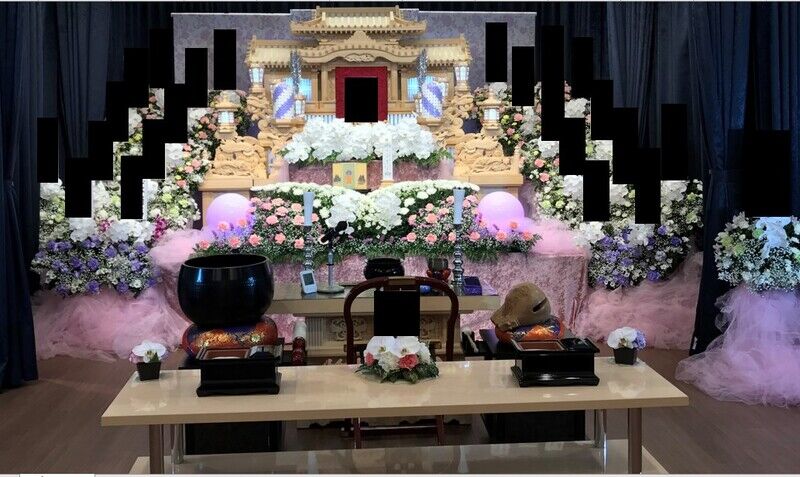 茜浜斎場祭壇写真
