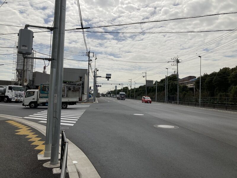 4.池上町の交差点を左に曲がります。