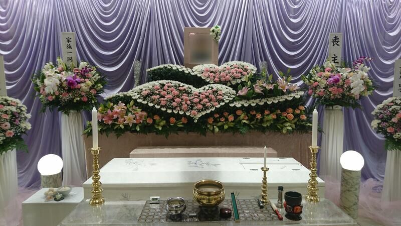 選べる花祭壇 ハート