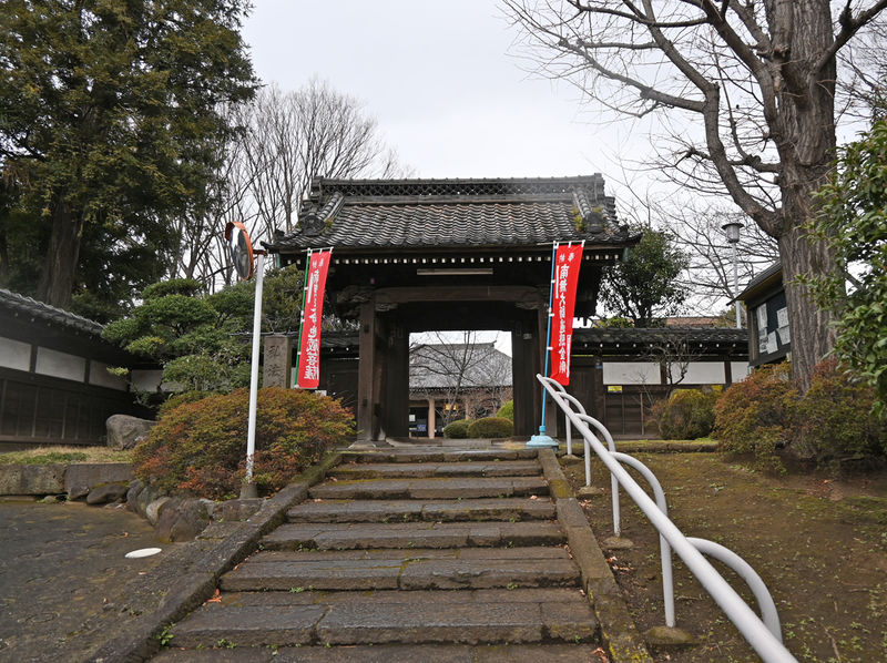 来福寺 門