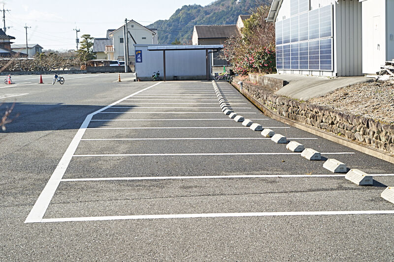はき斎場 駐車場1