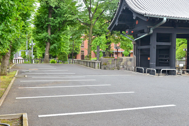 寛永寺 輪王殿 駐車場1