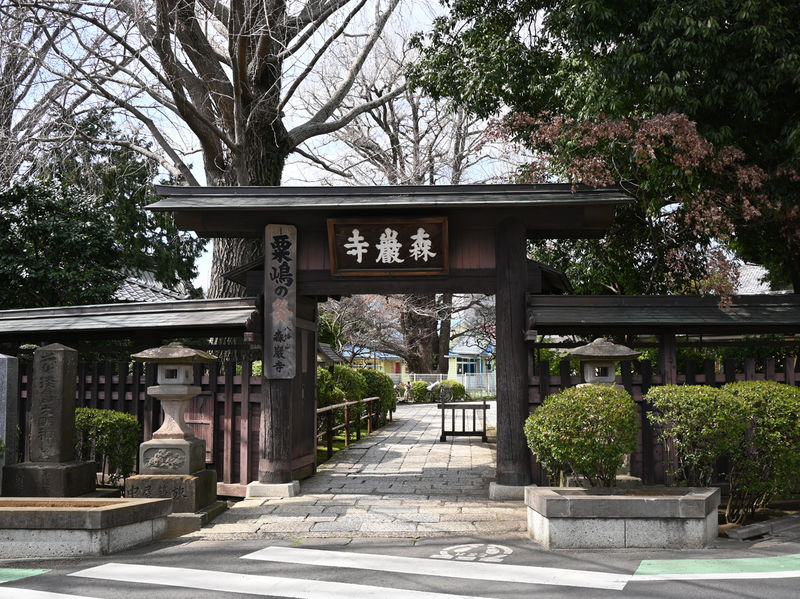 森巖寺　開山堂 森巖寺門