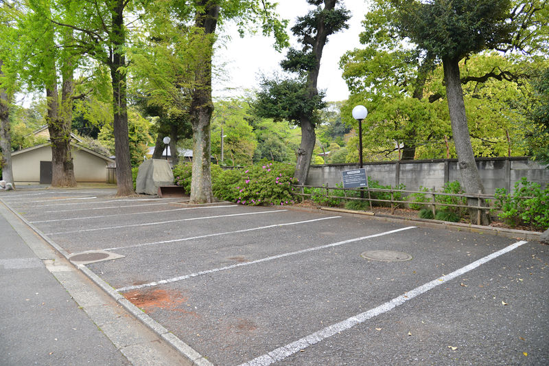 護国寺 桂昌殿 駐車場1
