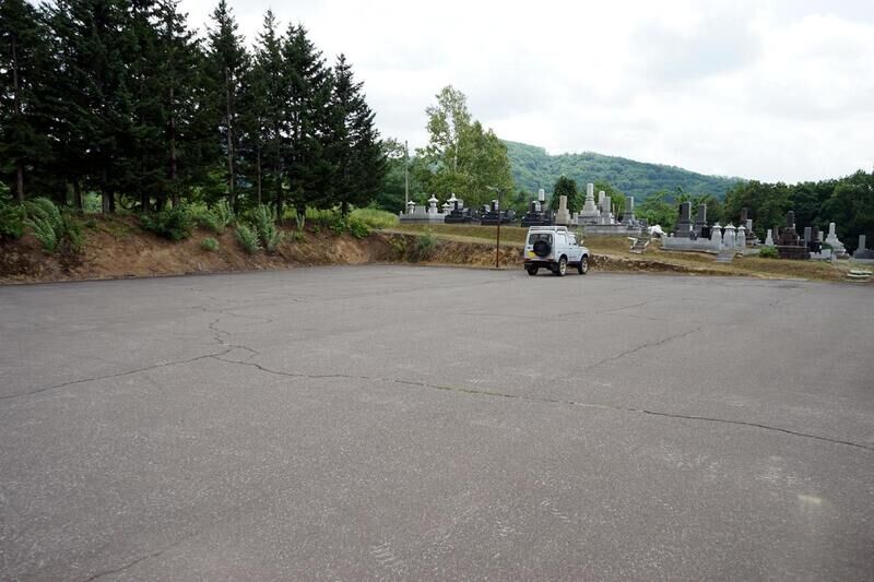赤井川村火葬場 駐車場