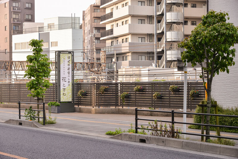 メモリアルハウス花ときわ 駐車場