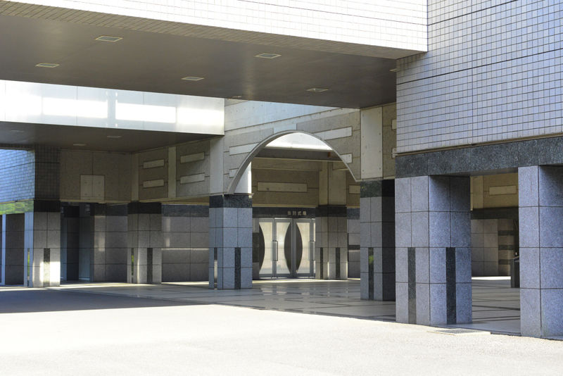 茅ヶ崎市斎場 入り口