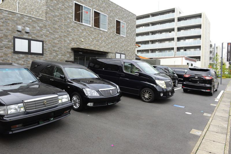 家族葬ホールのぼりと 駐車場