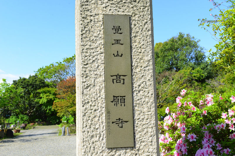 覺王山 髙願寺 看板