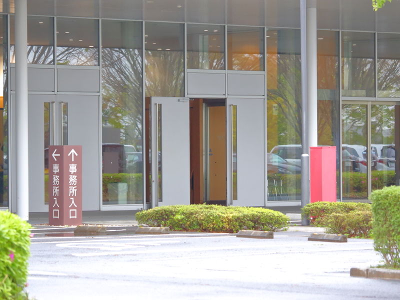 越谷市斎場 入口