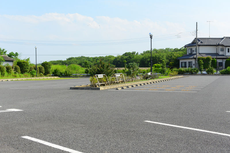 行田市斎場 駐車場