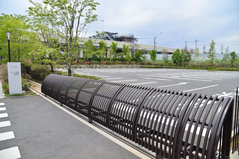 川口市めぐりの森 駐車場1
