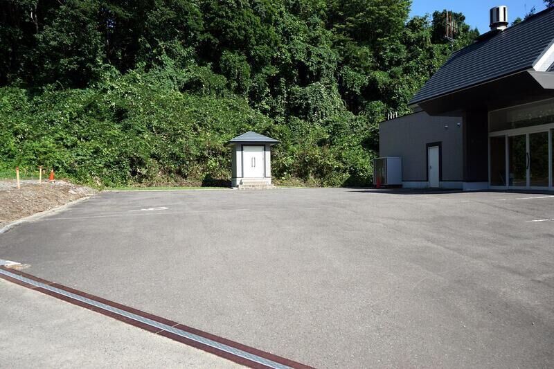 八雲町 熊石斎場 駐車場