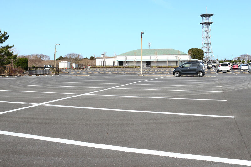 大洗町斎場 駐車場