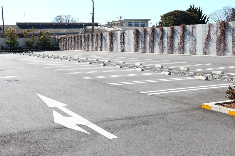 土浦市営斎場 駐車場