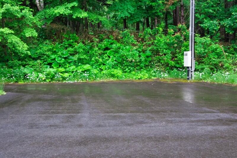 滝上火葬場 駐車場
