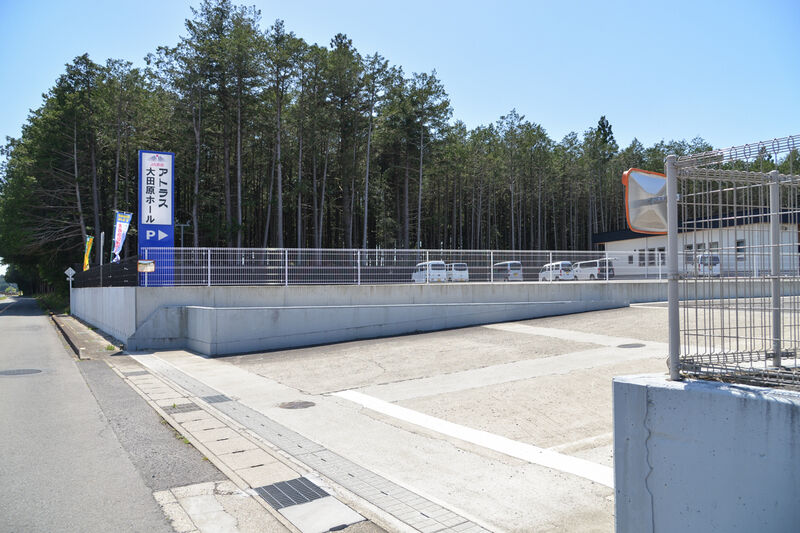 アトラス大田原ホール りんどう式場 入り口