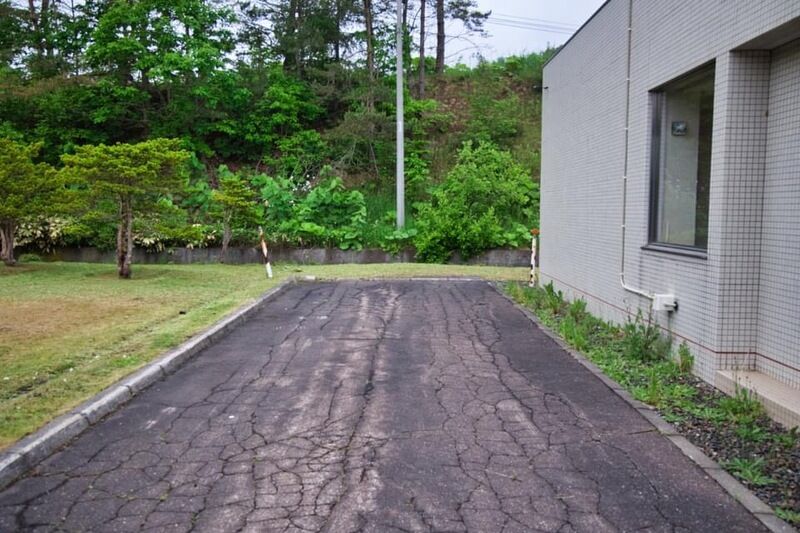 興部町火葬場 駐車場
