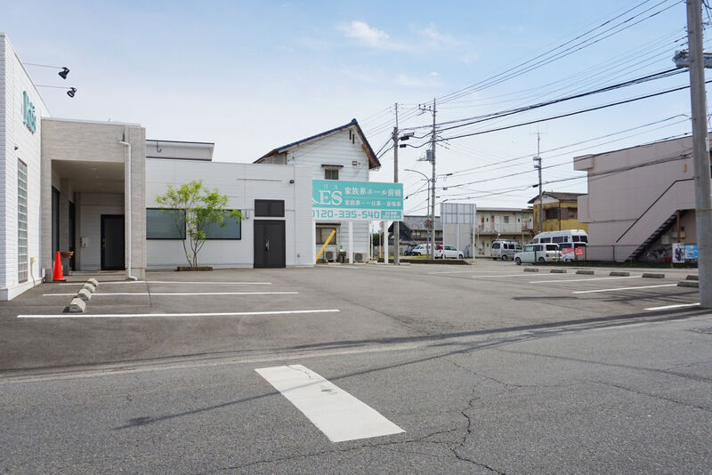 リス家族葬ホール前橋 駐車場