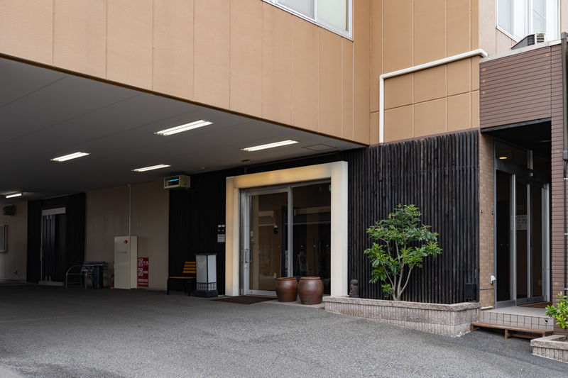 富田斎場 入口
