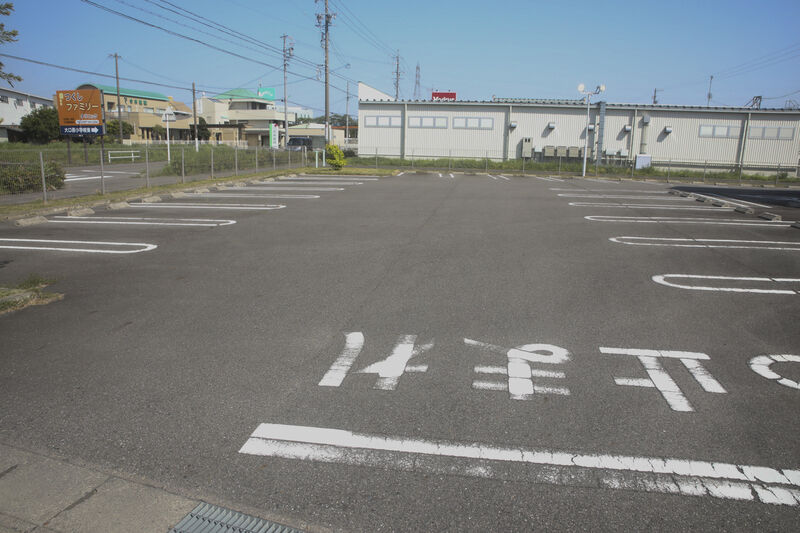 大口斎場 駐車場