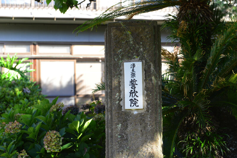 誓欣院 看板